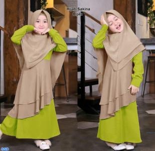 Hijab sakina hijau