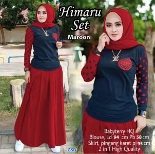 Himaru Set maroon