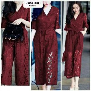 Jumpsuit lace dusty