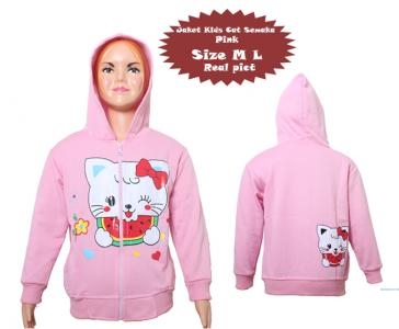 Jaket Cat Semangka pink