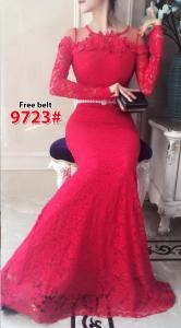 Longdress import 9723 hijau