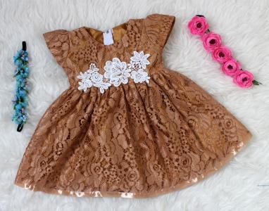 Dress Kids Paula coklat