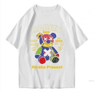 Hi VABA Oversized Hivaba s Bear Present Tshirt | Kaos Streetwear Unisex Tee