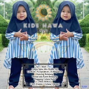 Set hawa salur kids navy