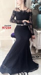 Longdress import 9723 hijau
