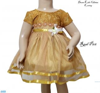 Dress kids chinta kuning