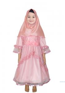 Set Hijab J381 Peach