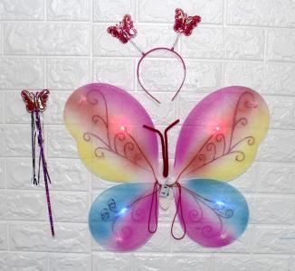 Set Sayap Peri Kupu Pelangi