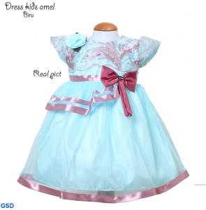 Dress kids amel biru