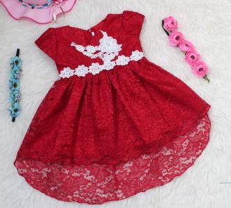 Dress Brukat Alice SML Red