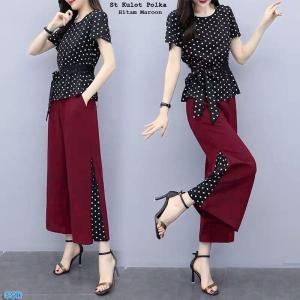 St Kulot polka navy