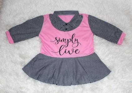 Blus simple 945 pink