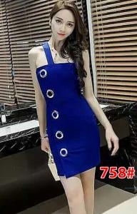 Dress import 758 blue