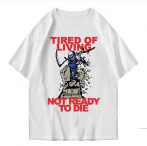 Hi VABA Tired Of Living Tshirt | Kaos Streetwear Unisex Tee