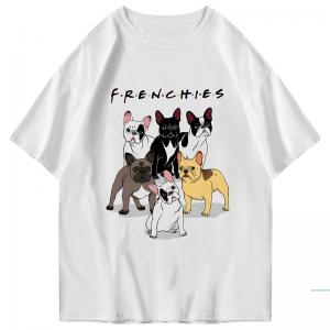 Anetarouca Frenchies Tshirt| Kaos Distro Streetwear Unisex Tee