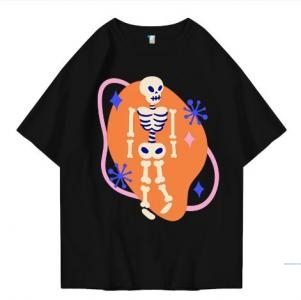 Hi VABA Oversized Skeleton Tshirt | Kaos Streetwear Unisex Tee