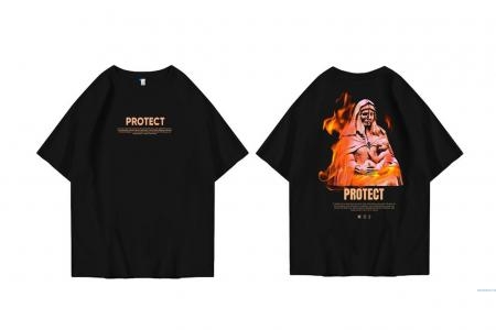 Hi VABA Oversized Protect Tshirt | Kaos Streetwear Unisex Tee