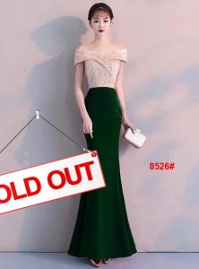 Longdress import 8526 hijau