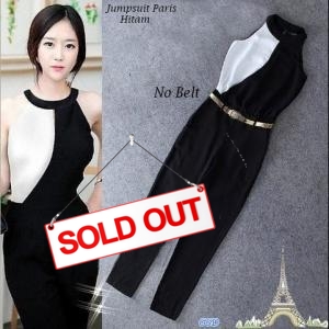 Jumpsuit Paris Hitam