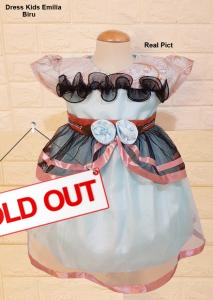 Dress kids emilia biru