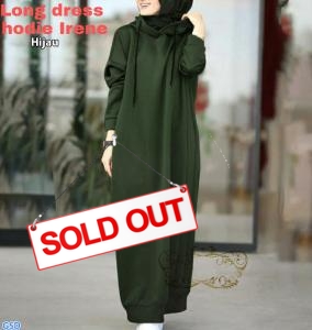 Maxi Hoodie irene hijau