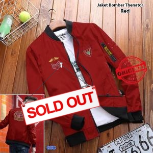 Jaket Bomber Thenator merah