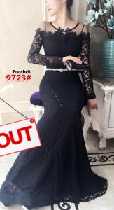Longdress import 9723 hitam