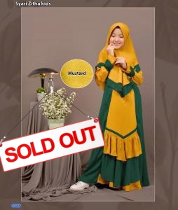 Syari Zitha kids mustard