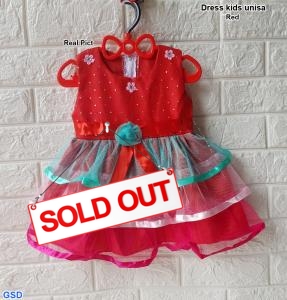 Dress kids unisa red