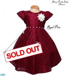 Dress Kids Enie maroon