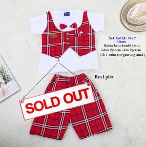 Set kotak 1987 merah