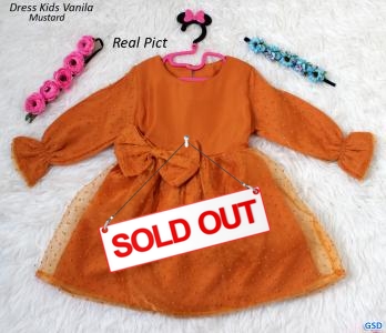Dress Vanila Kids mustard