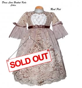 Dress Anak Love Brukat Coksu