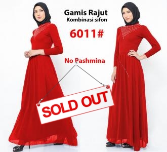 Gamis import 6011 red