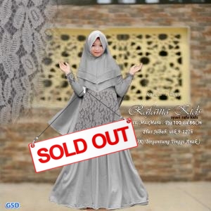 Rafania Kids Grey-syari raffa kids