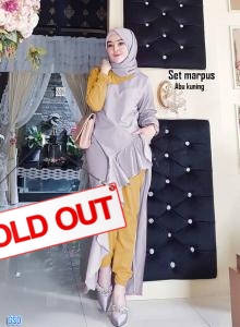 Set marpus abu kuning