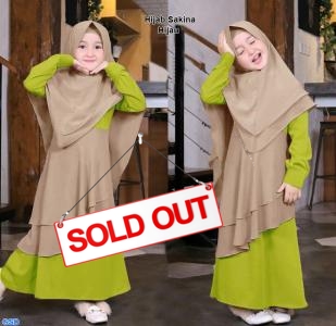 Hijab sakina hijau