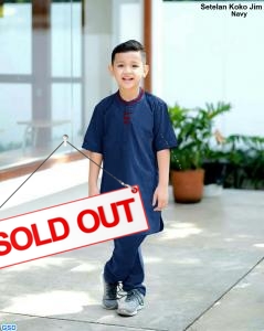 Setelan Koko Jim navy