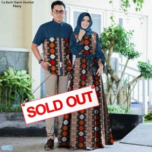 Cp Batik Nanik Vertikal Navy