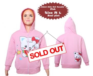Jaket Cat Semangka pink