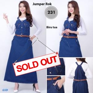 Jumper Rok 231 biru tua