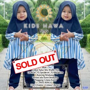 Set hawa salur kids navy