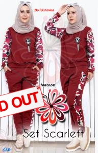 Set Scarlett navy maroon