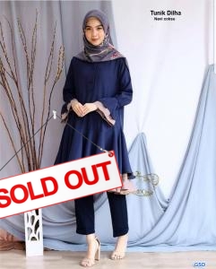 Tunik dilha navy coksu