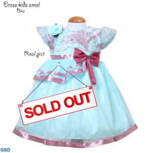 Dress kids amel biru