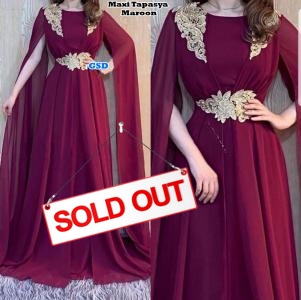 Maxi Tapasya maroon