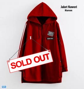 Jaket nawori maroon